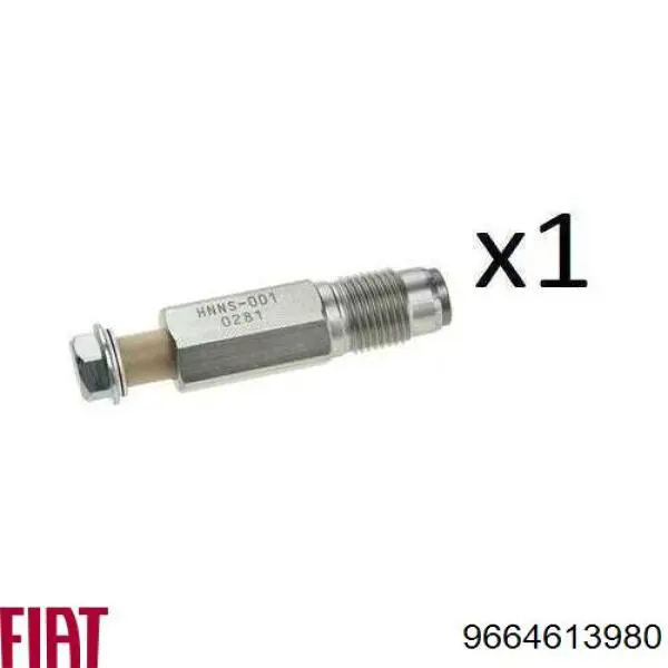 Regulator ciśnienia paliwa w listwie paliwowej Fiat/Alfa/Lancia 9664613980 cena, od 52,33 USD