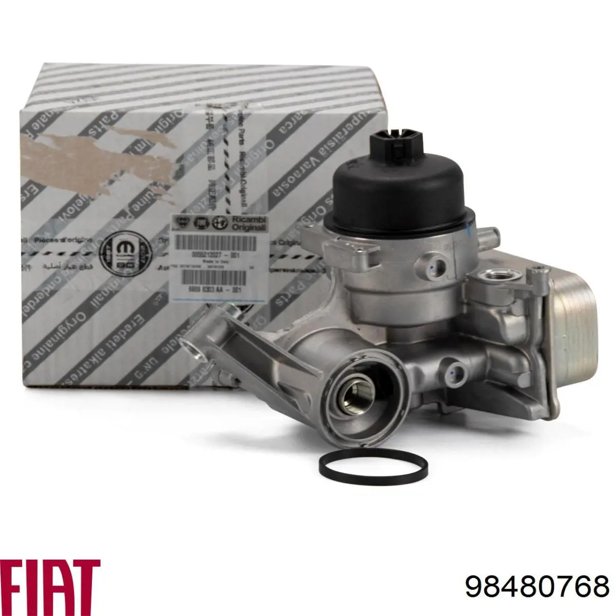 98480768 Fiat/Alfa/Lancia Chłodnica oleju, pod filtrem
