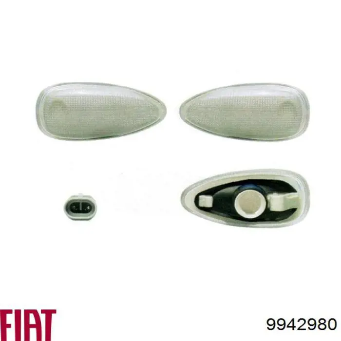 Kierunkowskaz prawy Fiat/Alfa/Lancia 9942980 cena, od 17,90 USD