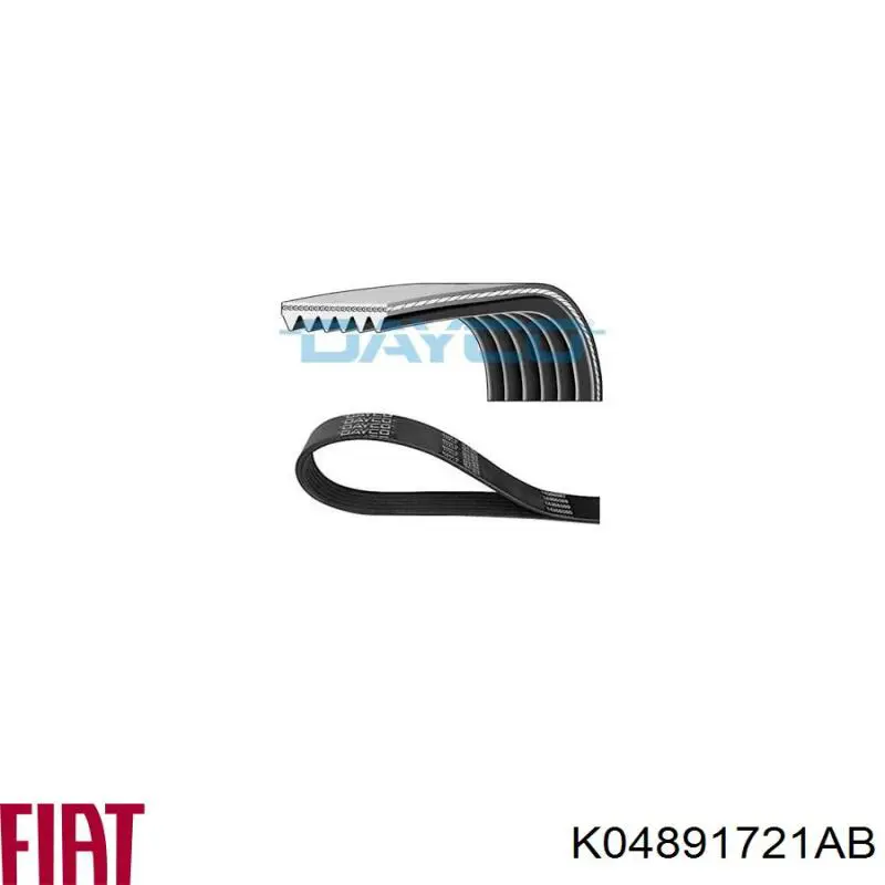 Pas napędowy mechanizmów Fiat/Alfa/Lancia K04891721AB cena, od 27,88 USD