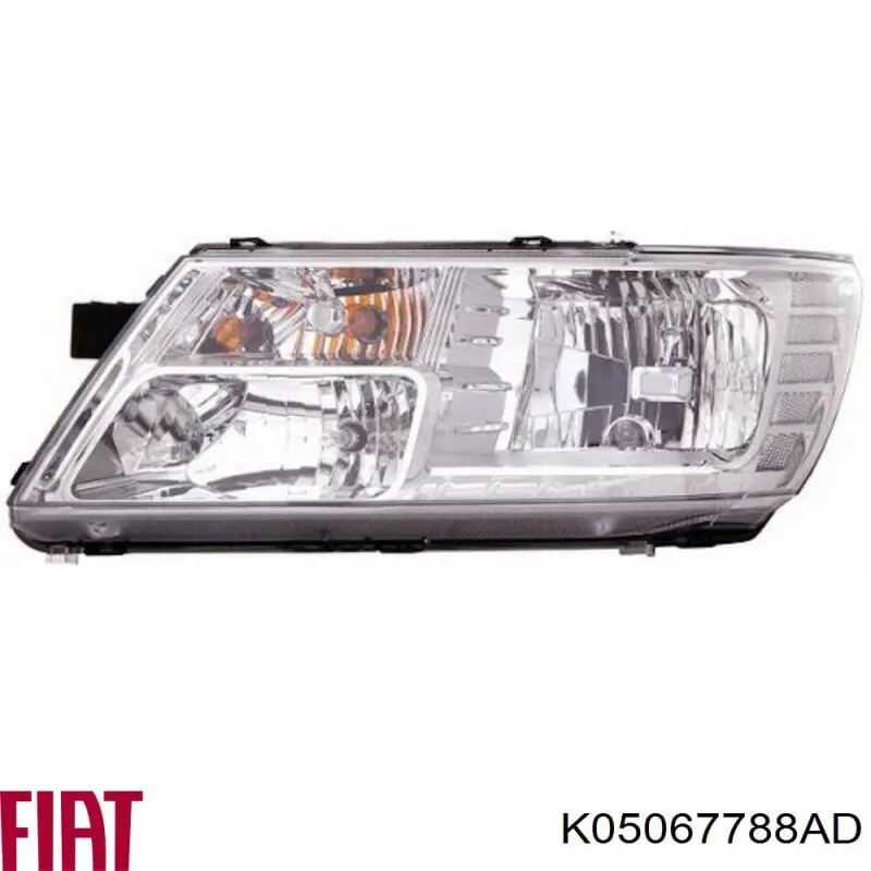 Reflektor prawy Chrysler 05067788AC cena, od 120,88 USD