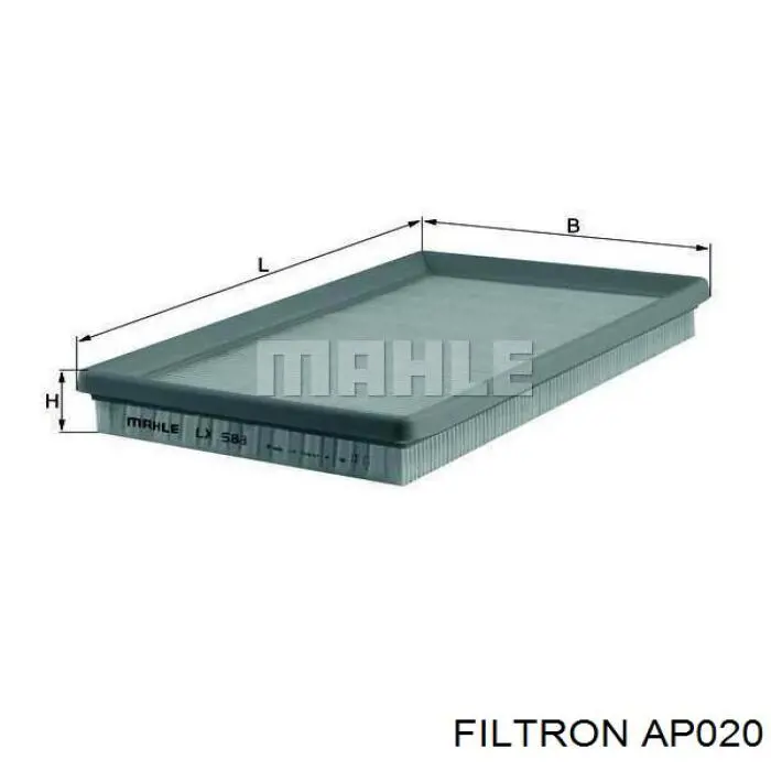 Do koszyka AP020 Filtron Filtr powietrza