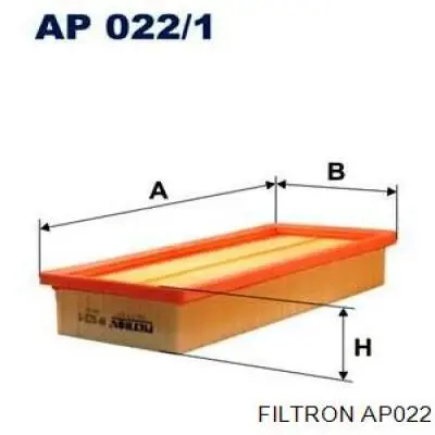 Do koszyka AP022 Filtron Filtr powietrza