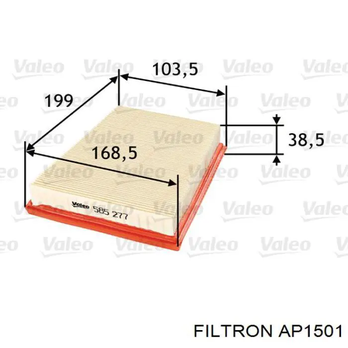 Filtr powietrza Filtron AP1501 cena, od 8,59 USD
