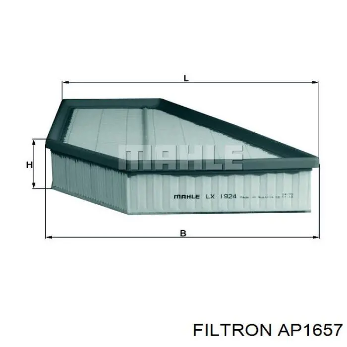 Filtr powietrza Filtron AP1657 cena, od 18,19 USD