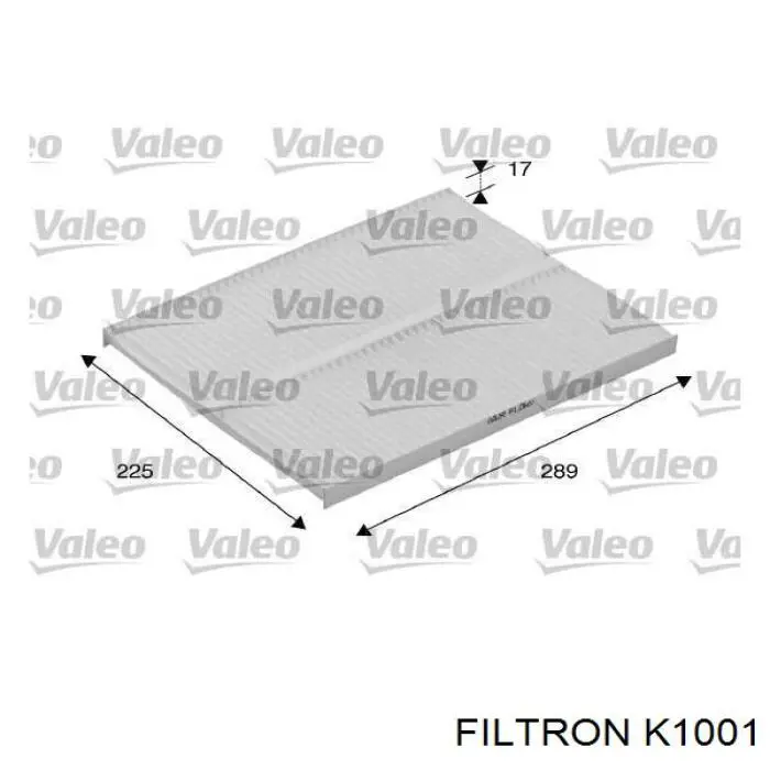 Do koszyka K1001 Filtron Filtr kabiny