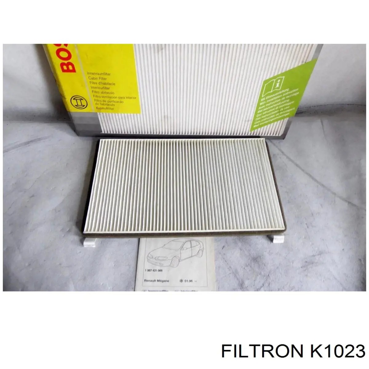 Do koszyka K1023 Filtron Filtr kabiny