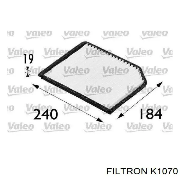 Filtr kabiny Filtron K1070 cena, od 10,10 USD