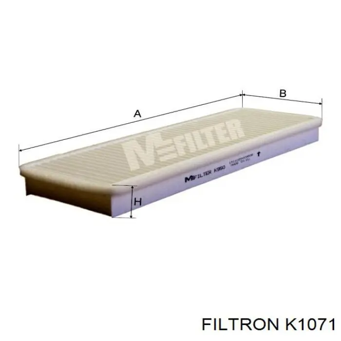 Filtr kabiny Filtron K1071 cena, od 10,02 USD