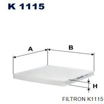 Filtr kabiny Filtron K1115 cena, od 9,78 USD