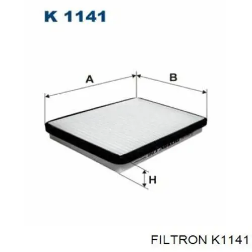 Filtr kabiny Filtron K1141 cena, od 9,56 USD