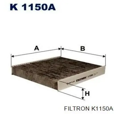 Filtr kabiny Filtron K1150A cena, od 9,67 USD