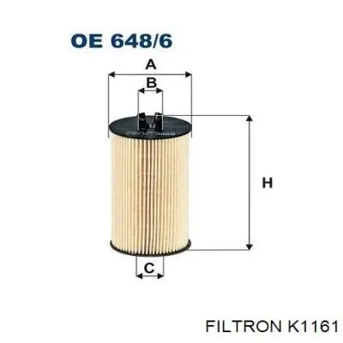 Do koszyka K1161 Filtron Filtr kabiny