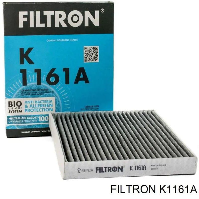 Do koszyka K1161A Filtron Filtr kabiny