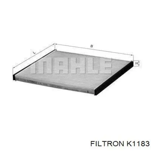 Do koszyka K1183 Filtron Filtr kabiny