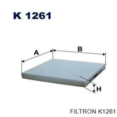 Filtr kabiny Filtron K1261 cena, od 8,44 USD