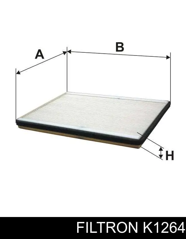 Do koszyka K1264 Filtron Filtr kabiny