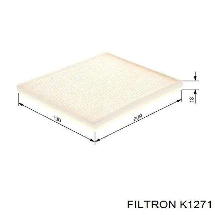 Filtr kabiny Filtron K1271 cena, od 8,94 USD