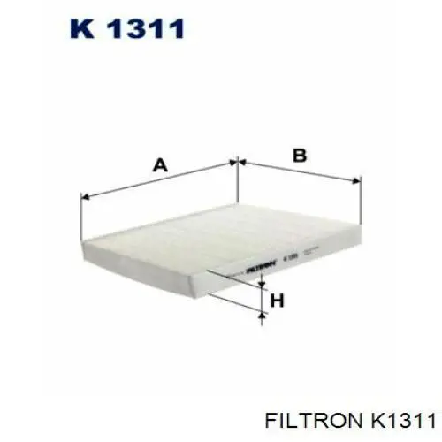 K1311 Filtron filtr kabiny