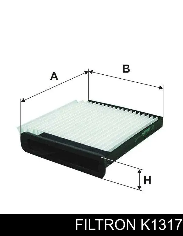 Do koszyka K1317 Filtron Filtr kabiny