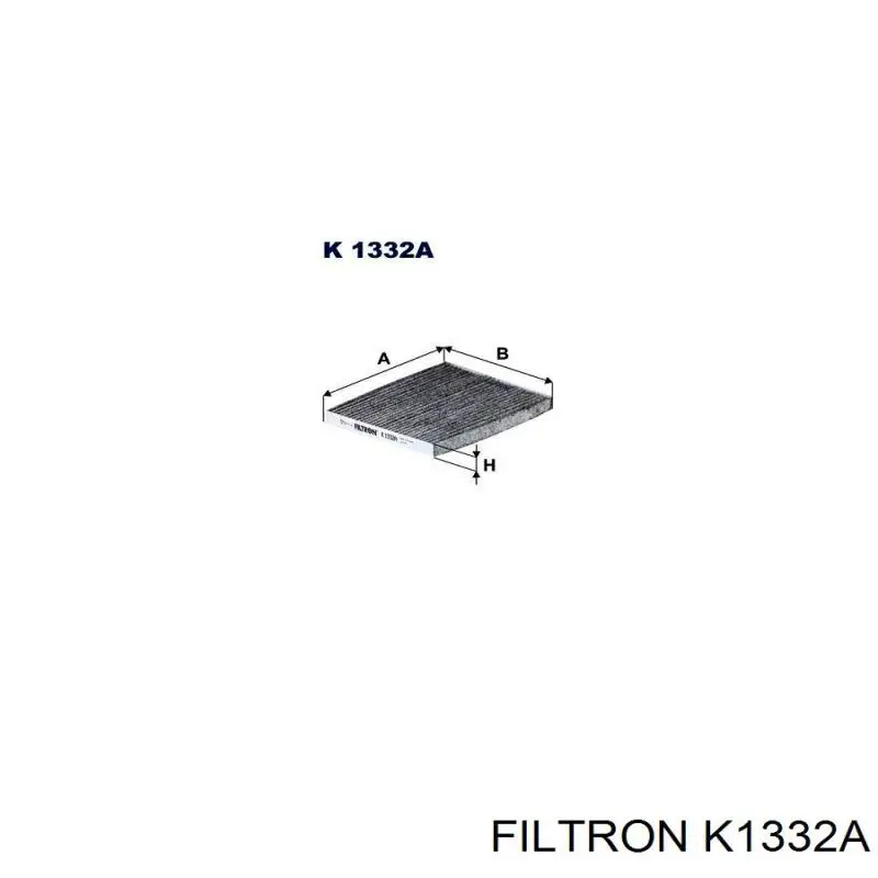 Do koszyka K1332A Filtron Filtr kabiny
