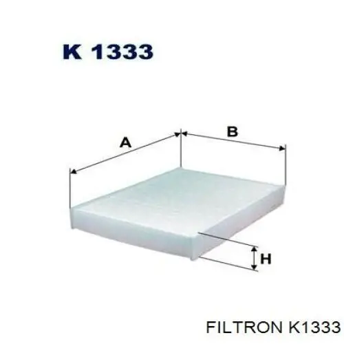 K1333 Filtron Filtr kabiny