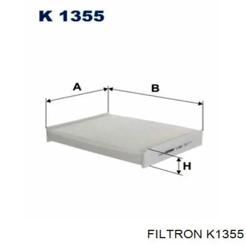 K1355 Filtron Filtr kabiny