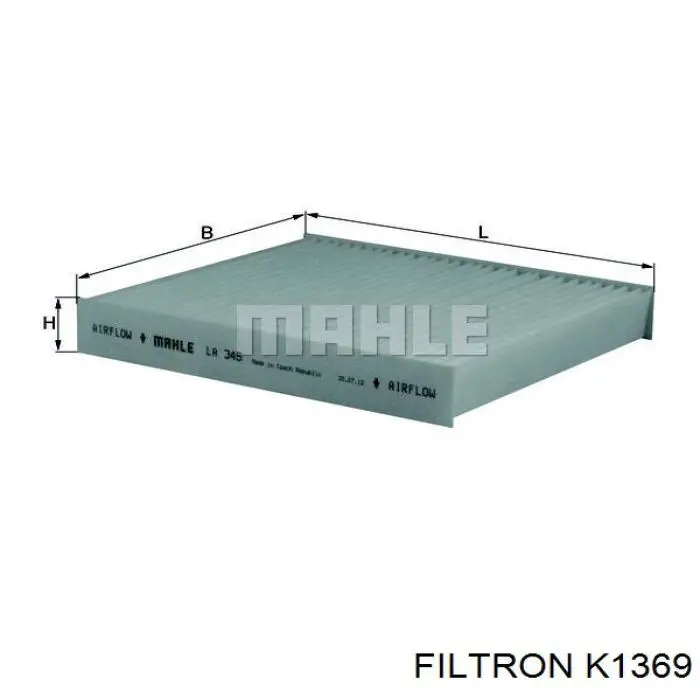 K1369 Filtron Filtr kabiny