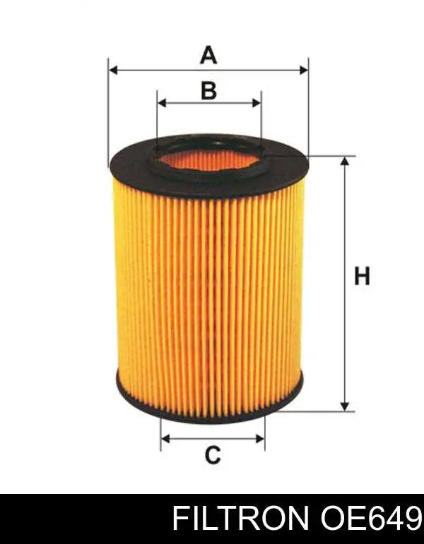 Filtr oleju Filtron OE649 cena, od 7,60 USD