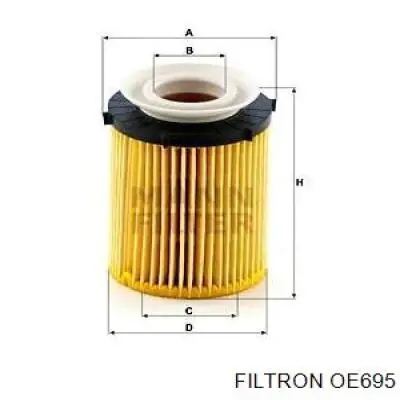Do koszyka OE695 Filtron Filtr oleju