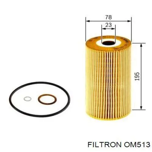 Filtr oleju Filtron OM513 cena, od 7,92 USD