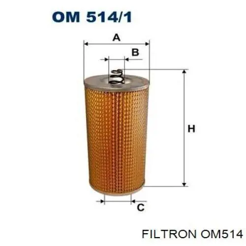 Do koszyka OM514 Filtron Filtr oleju