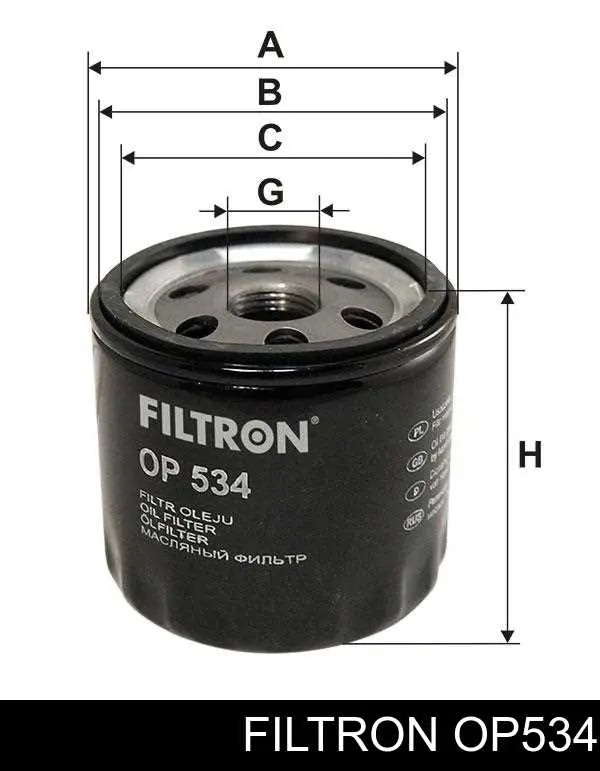 Do koszyka OP534 Filtron Filtr oleju
