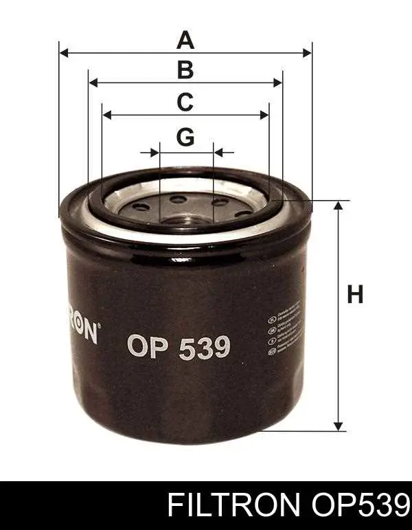 Do koszyka OP539 Filtron Filtr oleju