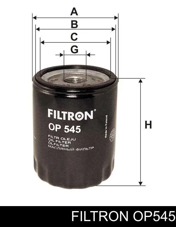 Do koszyka OP545 Filtron Filtr oleju