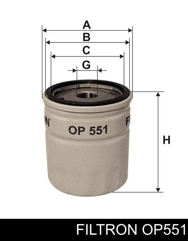 Do koszyka OP551 Filtron Filtr oleju