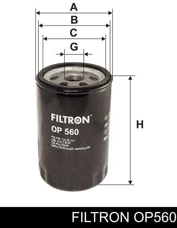Do koszyka OP560 Filtron Filtr oleju