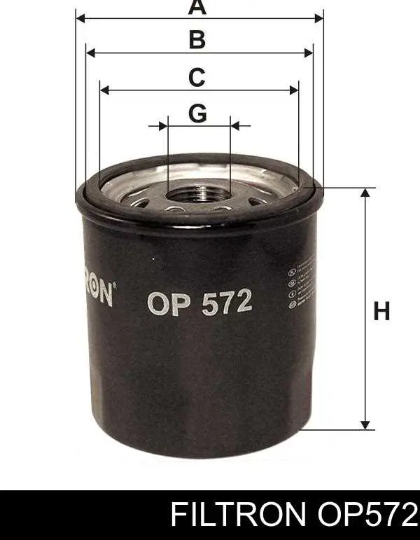 Do koszyka OP572 Filtron Filtr oleju