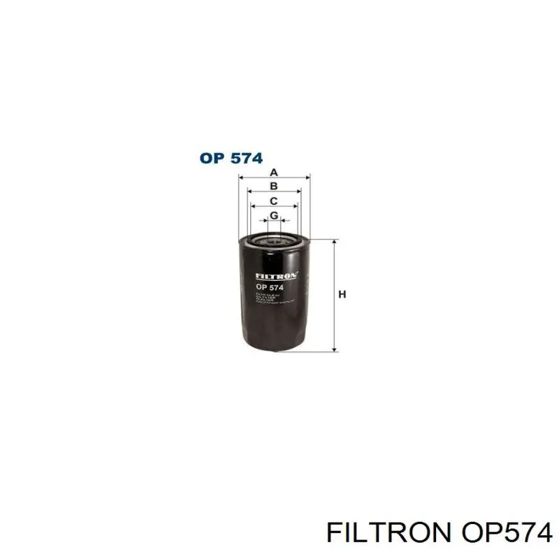 Filtr oleju Filtron OP574 cena, od 10,32 USD