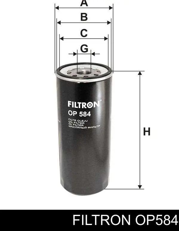 Do koszyka OP584 Filtron Filtr oleju