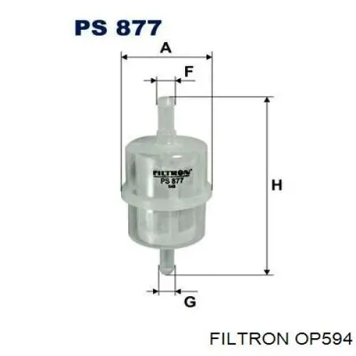 Do koszyka OP594 Filtron Filtr oleju