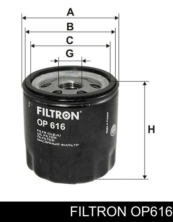 Do koszyka OP616 Filtron Filtr oleju
