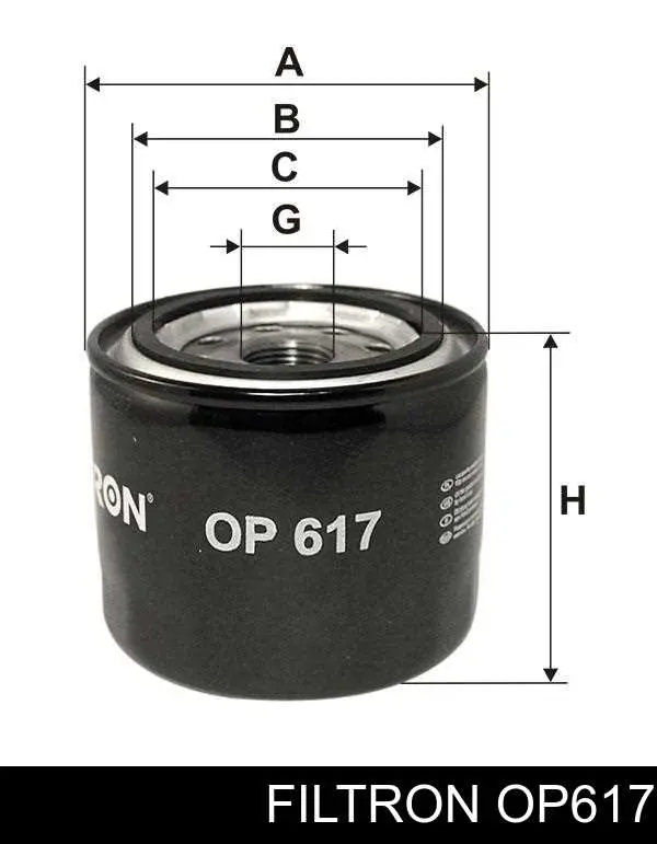 Do koszyka OP617 Filtron Filtr oleju