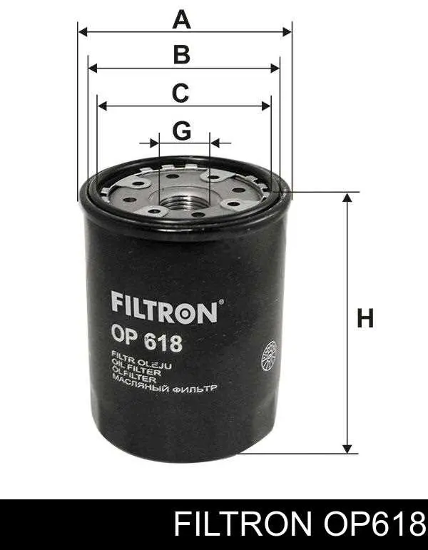Do koszyka OP618 Filtron Filtr oleju