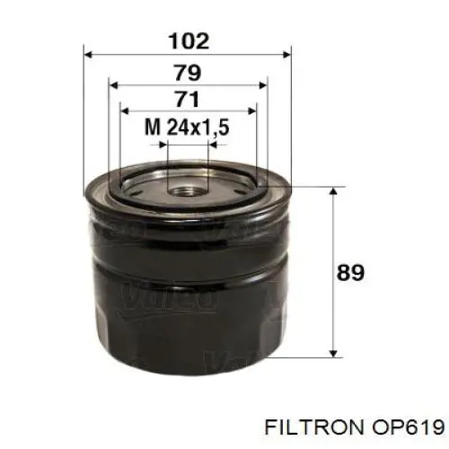 Do koszyka OP619 Filtron Filtr oleju