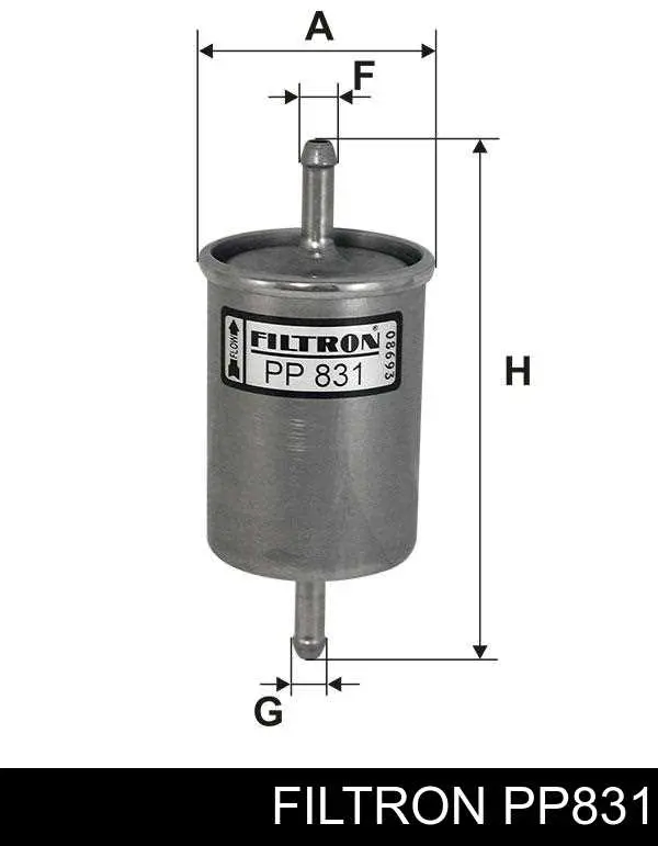 Do koszyka PP831 Filtron Filtr paliwa