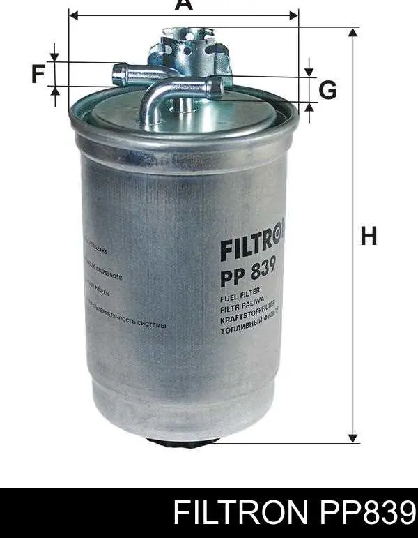Do koszyka PP839 Filtron Filtr paliwa