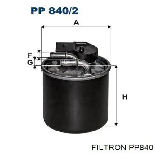 Do koszyka PP840 Filtron Filtr paliwa