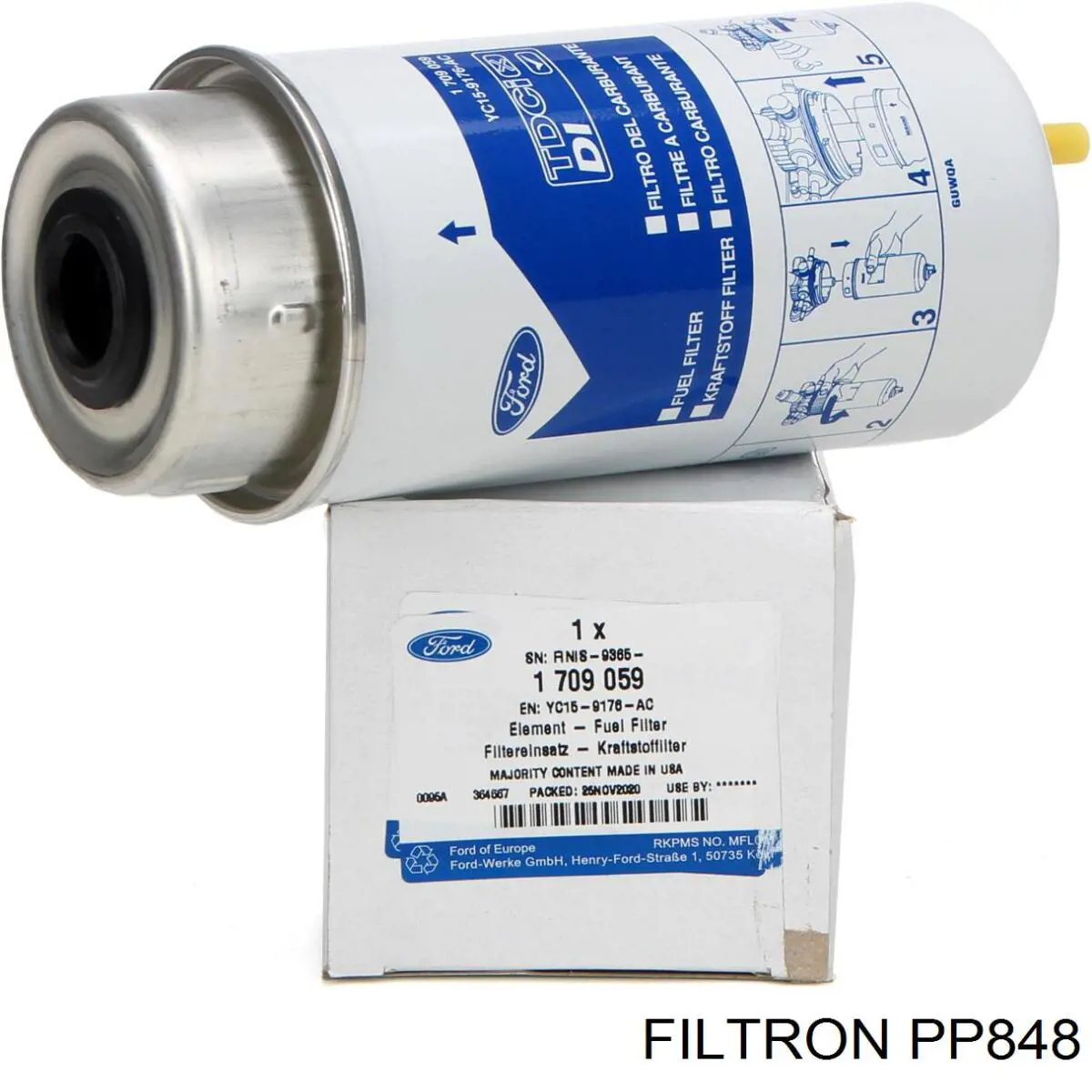 Do koszyka PP848 Filtron Filtr paliwa