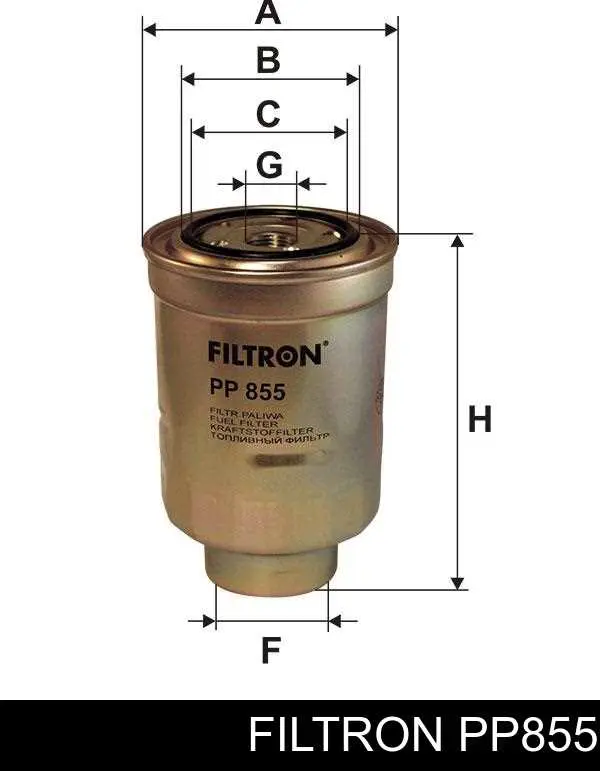 Do koszyka PP855 Filtron Filtr paliwa